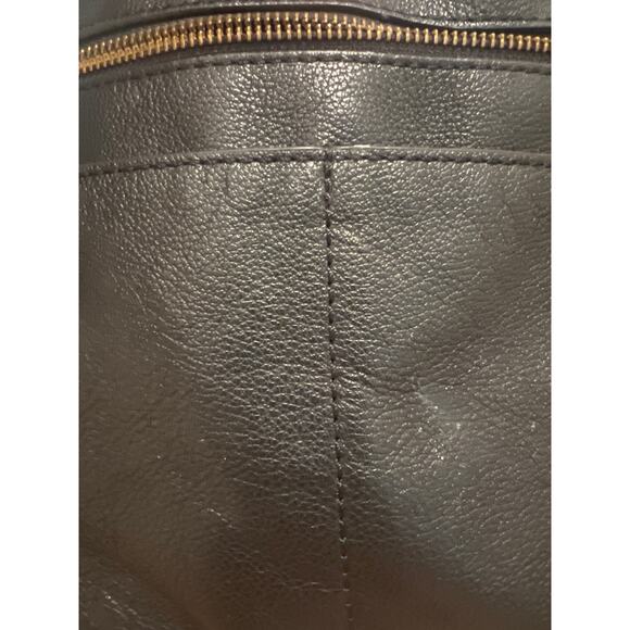 Fossil Fiona Black Leather Crossbody Tote Bag - Picture 7 of 8